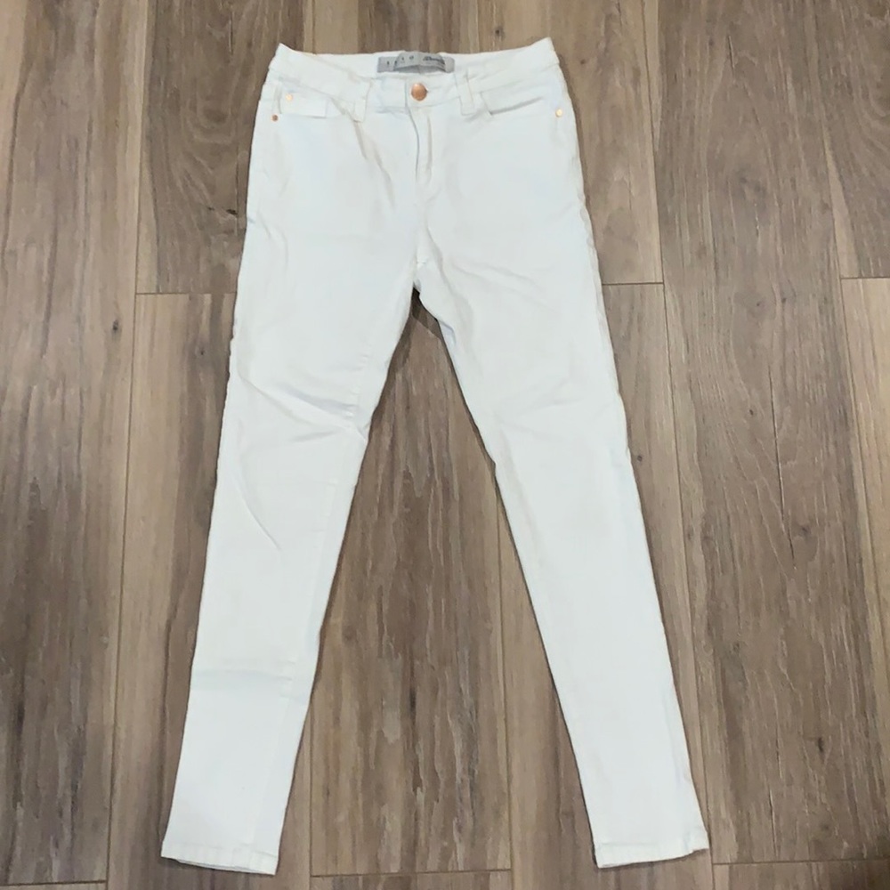 Denim&Co white skinny jean